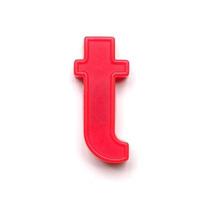 Magnetic lowercase letter T photo