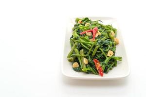 Stir-Fried Chinese Morning Glory or Water Spinach photo
