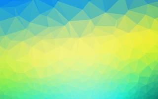 Light Blue, Yellow vector polygonal background.