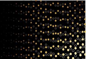 Dark Yellow, Orange vector template with circles.