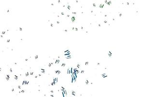 Light Blue, Green vector template with repeated sticks.