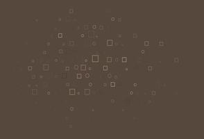 Light Black vector pattern with spheres, squares.