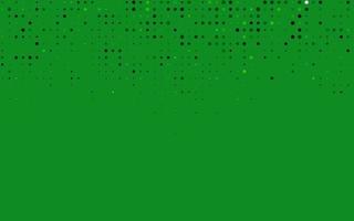 Dark Green vector cover with spots.