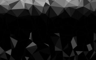 Dark Silver, Gray vector polygon abstract layout.