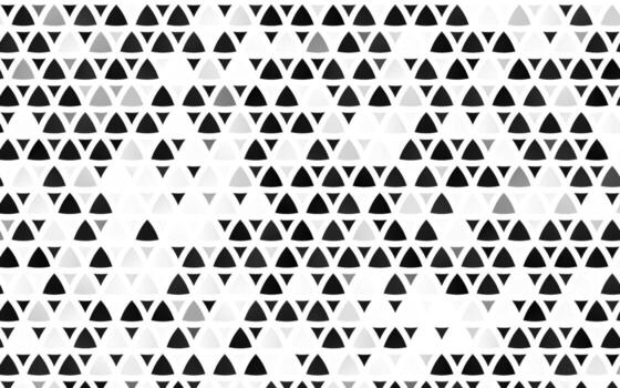 diseño transparente de vector negro claro con líneas, triángulos.