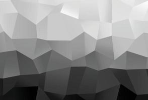 Light Silver, Gray vector shining triangular background.