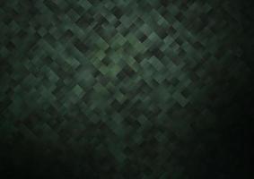 Dark Green vector background with rectangles.