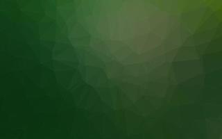 Dark Green vector polygon abstract layout.