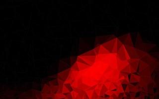 Dark Red vector blurry triangle pattern.