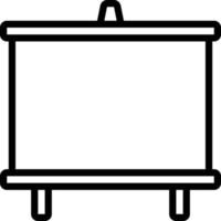 Line icon for whiteboard vector