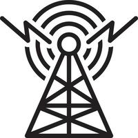 Line icon for broadcast vector