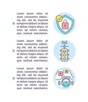 iconos de línea de concepto de gestión de tráfico con texto vector