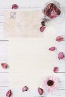 Paper with petals