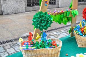 festival de las flores en girona temps de flors, españa. 2018 foto