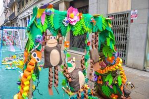 festival de las flores en girona temps de flors, españa. 2018 foto