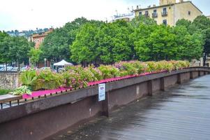 Flower Festival in Girona Temps de Flors, Spain. 2018 photo