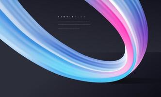 colorful dynamic wave background vector