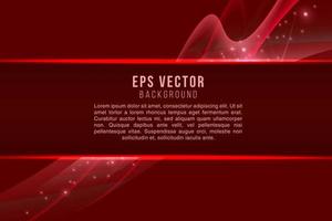 Dark red abstract text background vector with gradient shiny glow