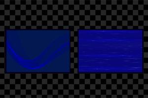 Set of dark blue abstract backgrounds with shine glow effect isolated vector