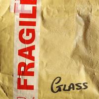 Fragile glass packet photo