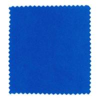 Blue silicone rubber sample over white photo