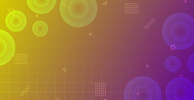 Trendy geometric abstract background with gradient colors vector