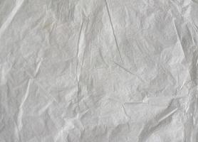 White crumpled texture background photo