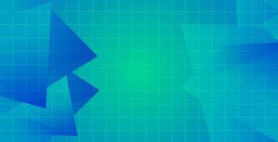 Blue triangle background geometric abstract futuristic design vector