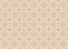 Flower Seamless Pattern Retro vector