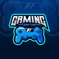 Controller gaming e sport team logo vector