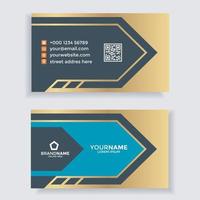 elegant business card. luxury business card template. vector