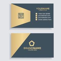 elegant business card. luxury business card template. vector