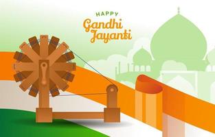 Gandhi Jayanti Celebration vector