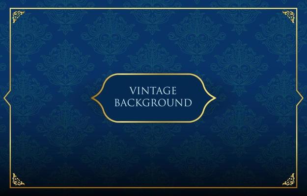 Vintage Ornamental Background Template