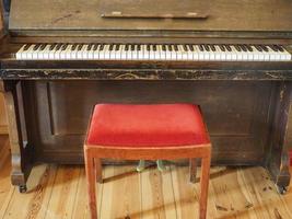 Vintage piano, musical instrument photo