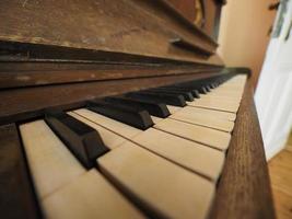 Vintage piano, musical instrument photo