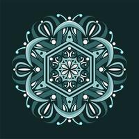 Modern mandala art vector design with a beautiful mix of colors