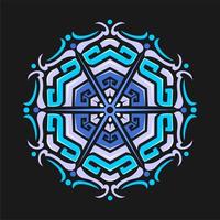 Modern mandala art vector design with a beautiful mix of colors