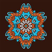 Modern mandala art vector design with a beautiful mix of colors