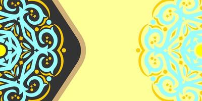 vector mandala design, for your various types of advertising needs