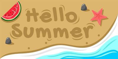Colorful Summer background layout banners design vector