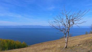 Lake Baikal Olkhon Island in a sunny day, Irkutsk Russia photo