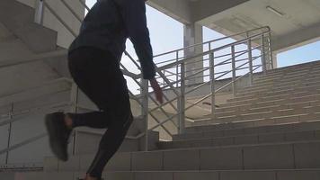 runner on the stairs video