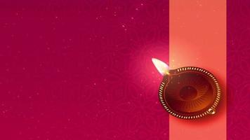 Diwali Licht brennt für eine Feier