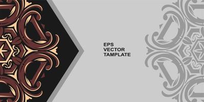 vector mandala design, for your various types of advertising needs