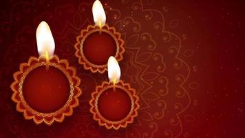 Diwali Licht brennt für eine Feier