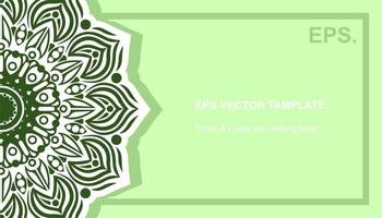 vector mandala design, for your various types of advertising needs