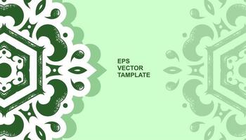 diseño de mandala vectorial, para sus diversos tipos de necesidades publicitarias vector