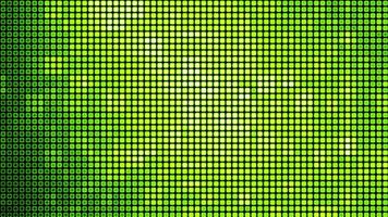 bucle de animación verde limón tecnología digital patrón de cuadrícula video