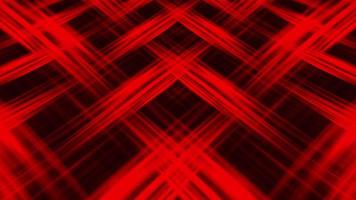 looped rött gradient ljuskorsmönster på svart bakgrund